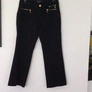 INC International Women's Pants Size 10P Color Black (Petite)